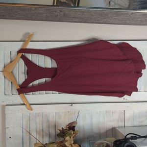 Racerback oversized tank